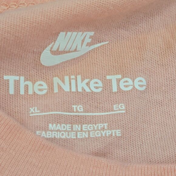 Nike Spring Break Mens T shirt Size XL Pink 2 sided Print FQ3748-697 Palm Trees - Picture 5 of 8